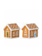 Weihnachts-Salz- und Pfeffer-Set Keramisch L6xB6xD4.5cm. 2Stück