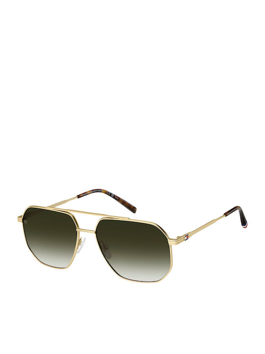 Tommy Hilfiger Bărbătești Ochelari de soare cu Auriu Cadru și Verde Degradati Lentilă TH2191/S AOZ/9K
