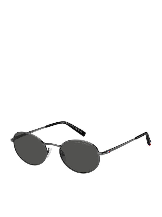 Tommy Hilfiger Unisex Sunglasses with Gray Meta...
