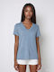Women's T-shirt Sky Blue