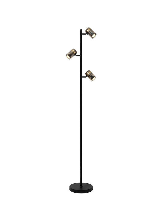 Lucide Lightning Upton Stehleuchte mit Fassung für Lampe GU10 Gray