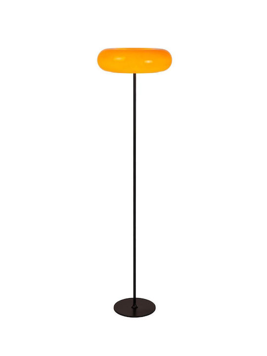 Lucide Lightning Sentino Floor Lamp H150xW40cm. with Socket for Bulb G9 Orange