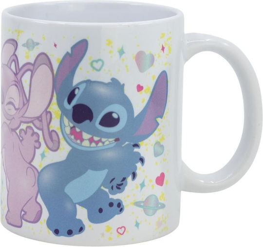 Disney Stitch Ceramic Mug From Stitch & Angel Collection 325 ml