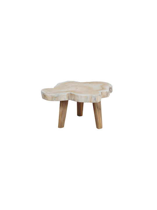 Rectangular Side Coffee Table Made of Solid Woo...