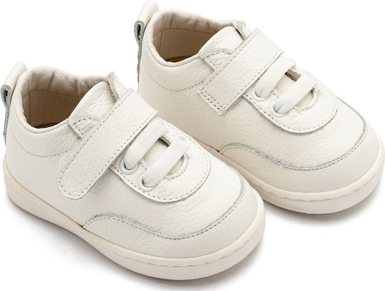 Babywalker White Baptism Leather Sneakers