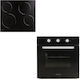 Davoline OHCS 8004 BL Cuptor Deasupra Blatului 75lt cu Plite Ceramice L59.4cm.
