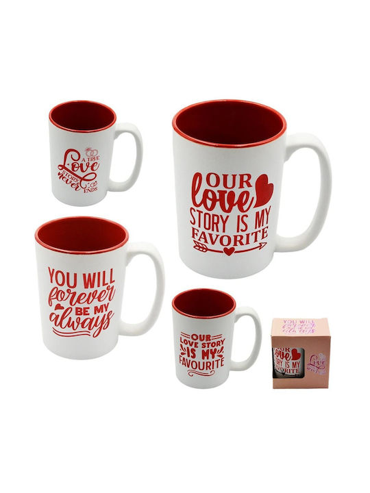 Valentine's Mug White 4pcs