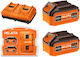 Hojita Set 2 Tool Batteries 20V Capacity 5Ah with Charger