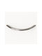 Handle Furniture made of Metallic Chrome with Center Distance 128mm 394/128 1pcs