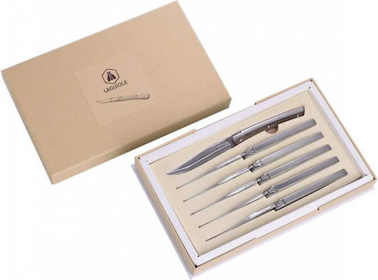 Laguiole Knife Set from Stainless Steel 6pcs