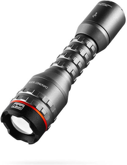 Nebo Lumină de lucru și de sit, cu baterie Lanternă LED IP67 cu Luminozitate Maximă 800lm Davinci Gri