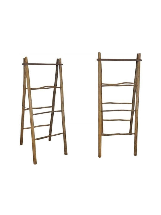 Nextdeco Дървена закачалка от тиково дърво H123xW53xD65/12cm