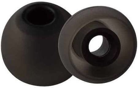 Silicone Replacement Covers Earbuds Black M Set of 2