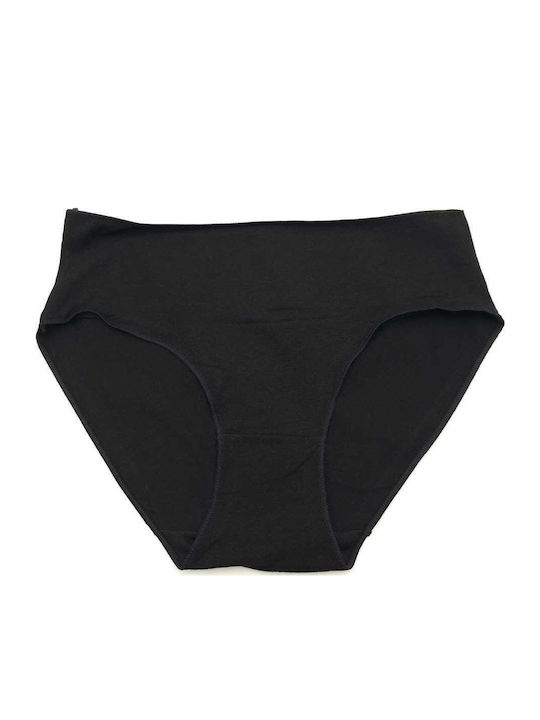 Hochtailliert Damen Slip Black