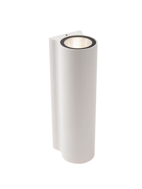 Lucide Lightning Akra Επιτοίχιο Εξωτερικό Φωτιστικό LED IP54 5W με Θερμό Λευκό Φως 6εκ.