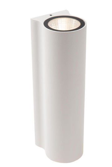 Lucide Lightning Akra Lumină de exterior montată pe perete LED IP54 5W cu Alb Cald Lumină 6εκ.