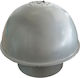 Belüftungskappe mit Ausgang 100mm Gray