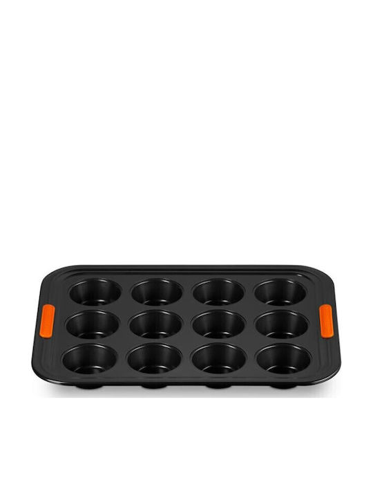 Le Creuset Φόρμα Ζαχαροπλαστικής για Cupcakes/Muffins 12 Θέσεων 12τμχ