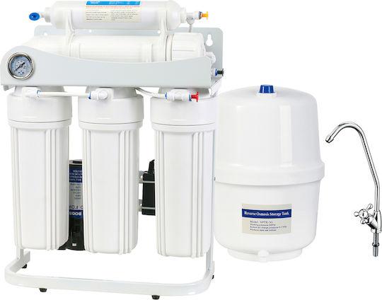QWaterFilters Σύστημα Αντίστροφης Όσμωσης 5 Σταδίων Ro-5