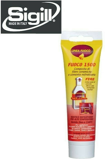 Sigill Sealant Putty Grey High Temperature 1500° 150ml