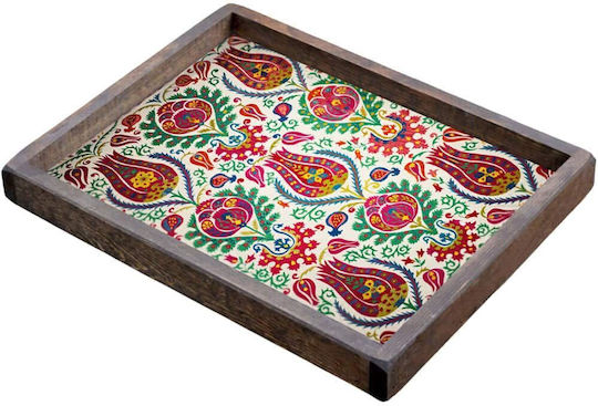 Aberto Design Holz Rechteckig Serviertablett 40x50x6cm 799EVL0240 1Stück