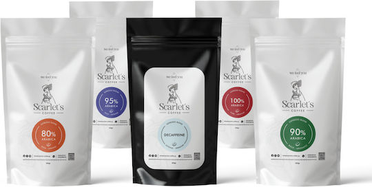 Scarlet's Coffee Espresso Coffee Decaffeine Whole Beans 250gr
