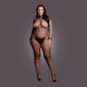 Fishnet Bodystocking Long Sleeve Crotchless XL/4XL