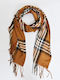 Women's Wool Neck Warmer Brown