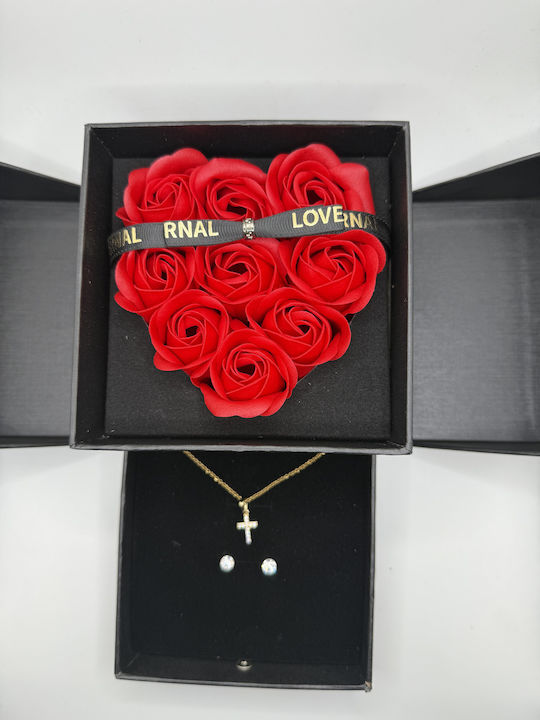 Set with Necklace & Earrings from Steel