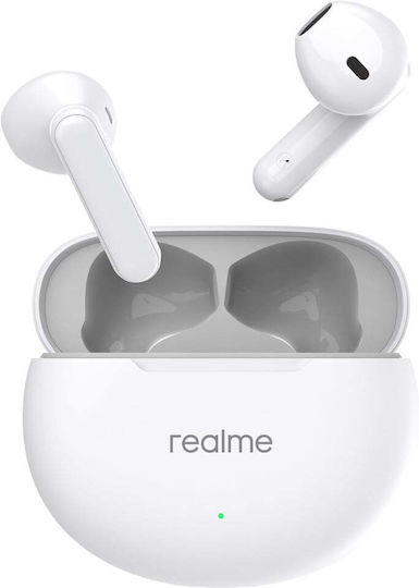 Realme T01 In-ear Bluetooth Handsfree Ακουστικά με Θήκη Φόρτισης Λευκά