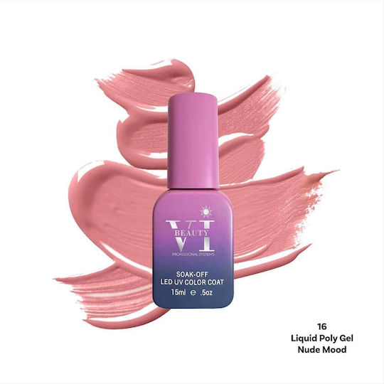 Beauty VI Gel Νυχιών Ροζ 15ml