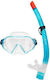 Martes Ozzos Silicone Diving Mask with Snorkel Blue