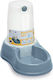 Stefanplast Break Automatic Plastic Bowl with Container Food & Water for Dog & Cat 3.5lt 30cm in Blue Color