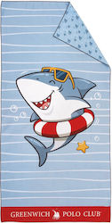 Παιδική Πετσέτα Θαλάσσης Summer Shark 4044 Greenwich Polo Club