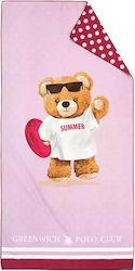 Kids' Beach Towel Summer Bear 4039 Greenwich Polo Club