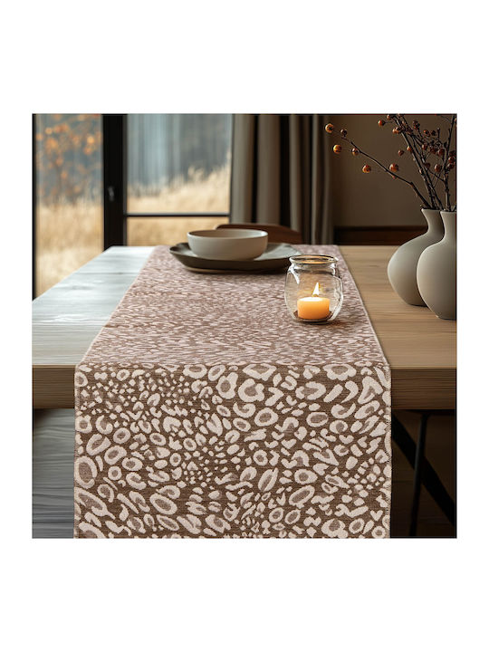 Beauty Home Tablecloth Beige 34x250cm