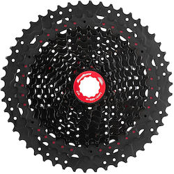 Sunrace CSMX80 Kassette 11-50 11-fach Chrom Schwarz