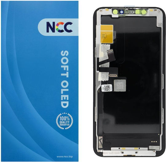 Екран OLED Ncc Lcd Display със Сензорен Механизъм за iPhone X (Черен)