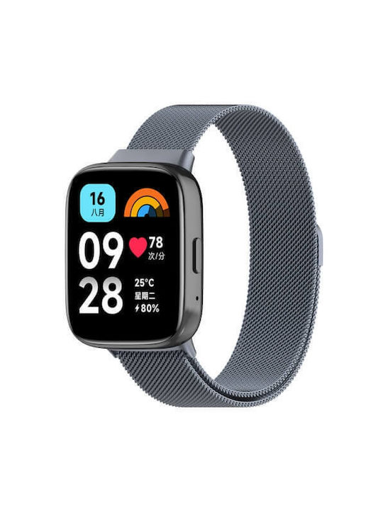Armband Rostfreier Stahl Gray (Redmi Uhr 3 Active)