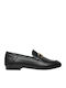 Δερμάτινα Γυναικεία Loafers σε Μαύρο Χρώμα
