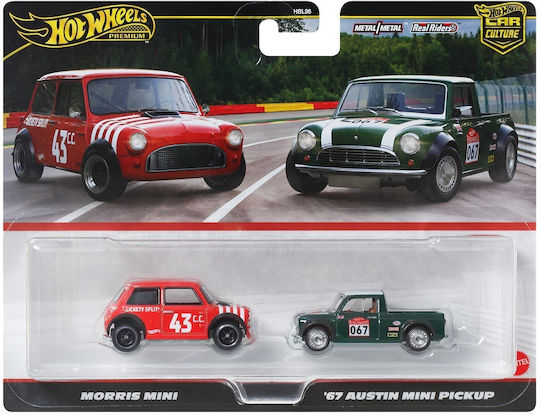 Hot Wheels Premium Σετ Αυτοκινητάκια Morris Mini - '67 Austin Mini Pickup 1:64 για 3+ Ετών