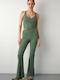 Ψηλόμεσο Παντελόνι Φόρμας Καμπάνα Πράσινο