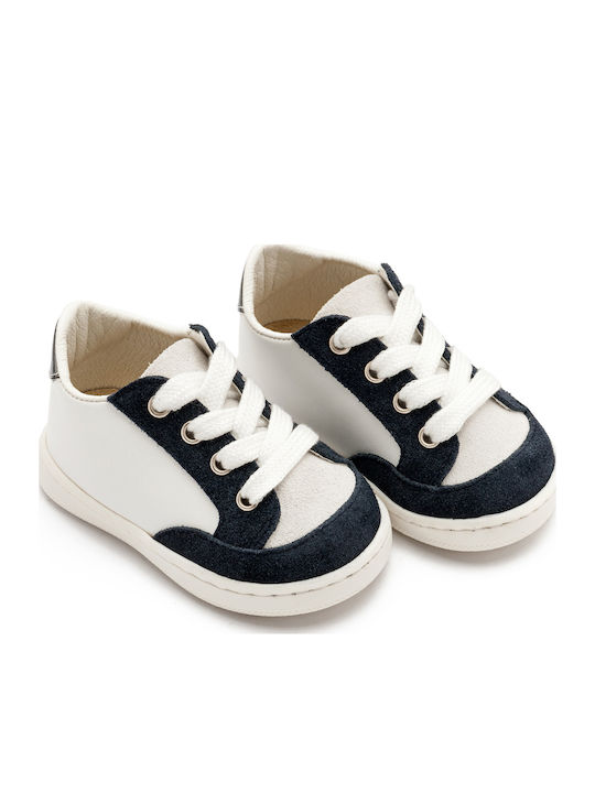 Babywalker White Baptism Leather Sneakers