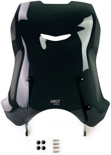 Unit Garage Motorcycle Windshield & Windscreen Tinted Visor for Yamaha XSR 900 2500XL_F