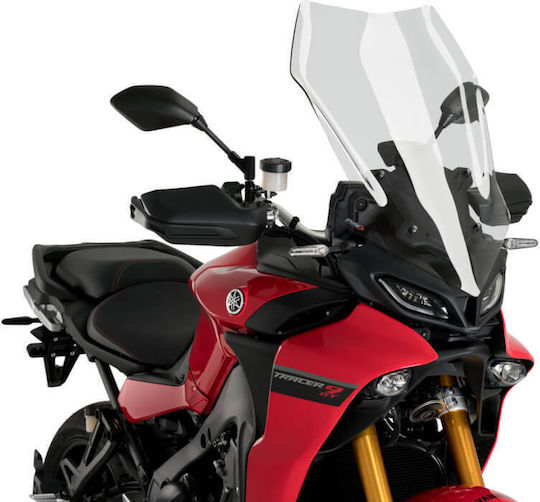 Puig Touring Motorcycle Windshield & Windscreen Transparent Visor for Yamaha Tracer 9 GT 3762W