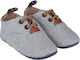Babywalker Βαπτιστικά Δερμάτινα Sneakers Γαλάζια