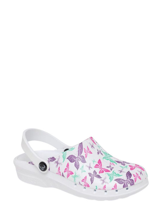 Suecos Anatomic Clogs White