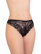 Femeie Brazilia cu Dantelă Black