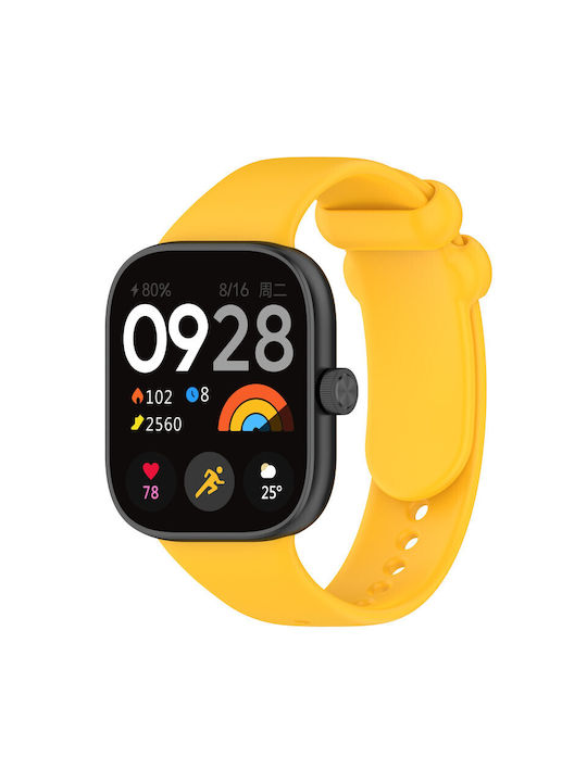Λουράκι Σιλικόνης Κίτρινο (Redmi Watch 4 / Redmi Watch 5)