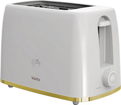 Voltz Тостер Двуместна 700W Бяла